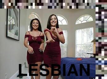 Gorgeous lesbians with big natural tits Natalie Brooks and Serena Skye
