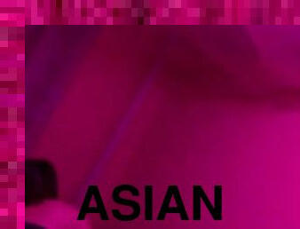 asiatique, amateur, maison, massage