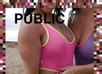 cur, tate-mari, in-afara, public, amatori, bunaciuni, plaja, amuzant, cur-butt, bikini