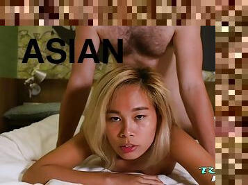 asiatisk, smal, amatör, avsugning, hardcore, thailändsk, blond, rakad, verklighet