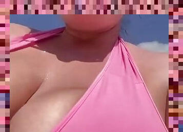 cul, gros-nichons, monstre, babes, compilation, naturel, gros-seins, seins, bikini