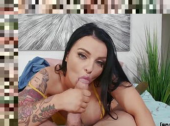 More Than A Pool Fix Scott Nails blown by curvy tattooed brunette Payton Preslee