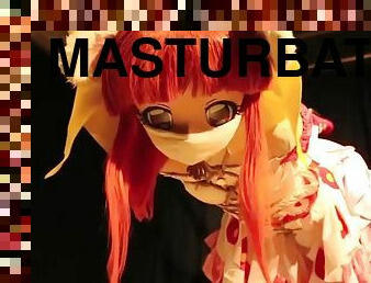 Hanging kigurumi breathplay