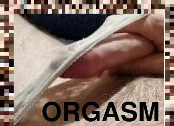 masturbação, orgasmo, amador, tiro-ao-alvo, gay, clássico, gozando, meias-calças, ejaculação, sozinho