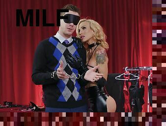 Inked Kinky MILF Sarah Jessie Fucks Shy Nerd Markus Dupree