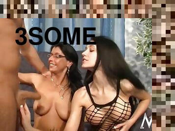 Horny swingers Melanie and Susanne K. fuck