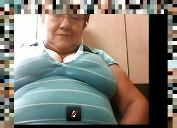 amateur, abuelita, casero, recopilación, webcam