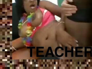 enseignant, anal, ébène, hardcore, black, bout-a-bout