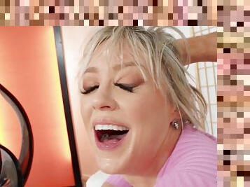Big Ass Blonde Mom Pornstar Dee has Cum Addiction: Dee Williams drilled by big cock stud Keiran Lee