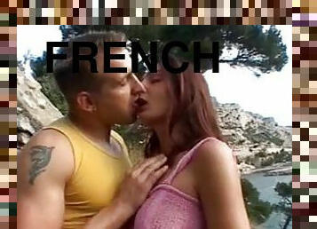 amateur, anal, fellation, française, couple, brunette