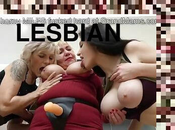 strapon, bunaciuni, bunicuta, lesbiana, adolescenta, sex-in-trei, dildo, cur-butt