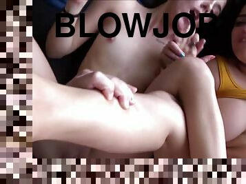 pantat, payudara-besar, blowjob-seks-dengan-mengisap-penis, cumshot-keluarnya-sperma, penis-besar, remaja, latina, bintang-porno, bertiga, pacar-perempuan