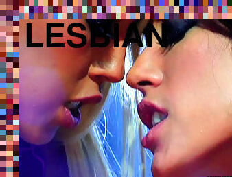 Top lesbians in masturbation scene