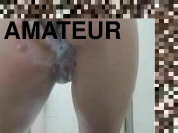 Girl masturbating in shower