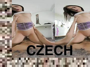 perempuan-jelita, pornstar, pov, menunggang, orang-czech, patung