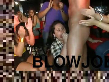 Different blowjobs at the bachelorette party