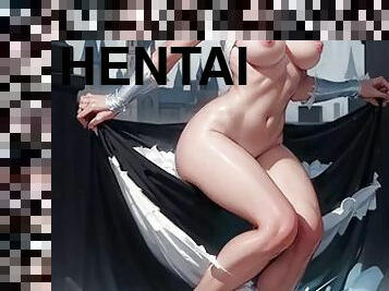 Hentai Spider Woman and Elsa Frozen Erotic Fantasy Hentai