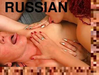 rosyjskie, sztuczny-penis, hardcore, 3kąt