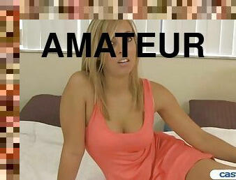 amateur, adolescente, casting