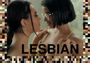 Good-looking lesbians mind-blowing xxx clip