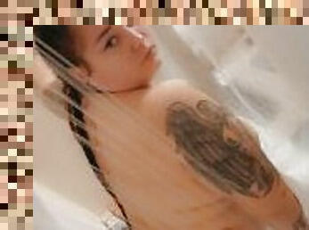 mandi, payudara-besar, mastubasi, orgasme, amatir, mainan, wanita-gemuk-yang-cantik, alat-mainan-seks, mandi-shower, seorang-diri