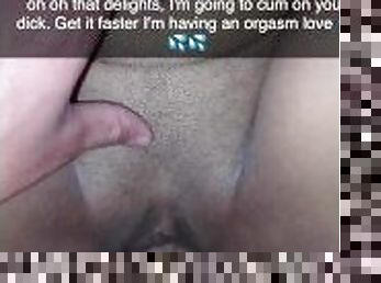 Calm down love, don't be scared!!! My dick isn't that big. Snapchat Porn