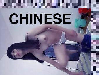 Chinese teen masturbating