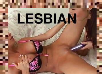 Helena Sweet And Jane F. Stick Dildos In Each Other's Assholes And Pussies