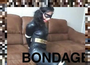 sadomasoquismo, amordazada, bondage