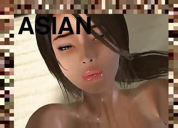 asiatisk, store-patter, skønheder, udløsning, hardcore, japans, creampie, hentai, røv-butt