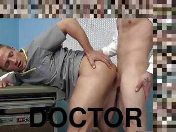 The doctor turns to his next patient darin silvers