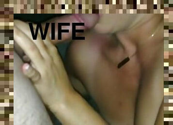 Slut wife takes a facial