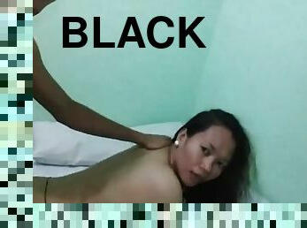 anal, ébène, hardcore, black, belle-femme-ronde, philippine