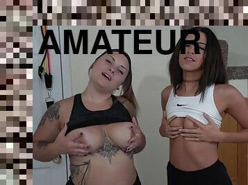 cul, gros-nichons, chatte-pussy, amateur, lesbienne, ados, jouet, point-de-vue, chienne, salle-de-gym