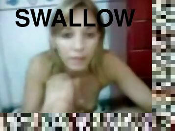 Homemade anal and swallow