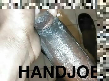 Today my friend doing handjob 