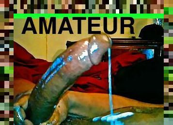 YOUNG AMATEUR HUGE BLACK COCK GUY JERKING AND SPILLING BIG CREAMY CUM LOAD AMADOR PAU GRANDE  Amador em pelo Gay Punheta