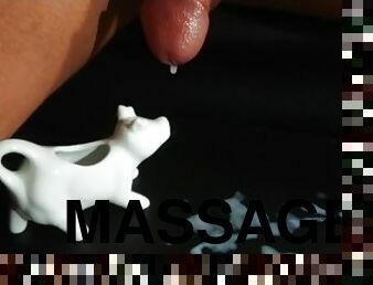 masturbation, amateur, ejaculation-sur-le-corps, énorme-bite, branlette, massage, couple, ejaculation, bukkake, fétiche