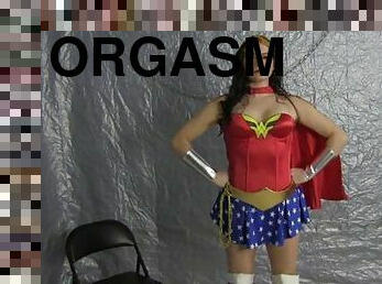Wonder woman bondage orgasm