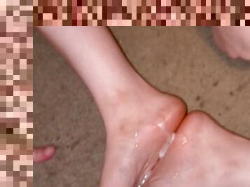 Cuckold Cleanup Cum Off Feet