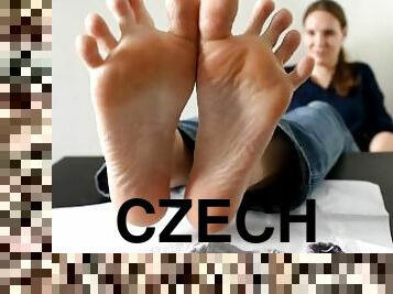 pies, perfecto, fetichista, checa, dedos-de-los-pies