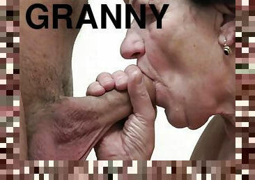 perä, takaapäin, isoäiti, karvainen, vanha, pillu-pussy, suihinotto, isoäiti-granny, nuori-18, kiimainen