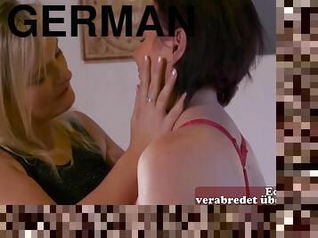 German Curvy Lesbian Milfs Make Orgasm Each Other