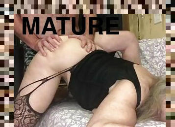 Mature Cock Hound POV Eye Contact Blowjob and Doggystyle Pussy Pounding! Full on OF!