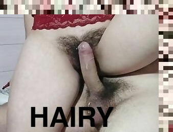 hårete, pussy, squirt, amatør, eldre, milf, hjemmelaget, lubben, cum, riding