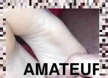 masturbation, amateur, ejaculation-sur-le-corps, énorme-bite, branlette, compilation, pieds, ejaculation, fétiche, branlette-avec-les-pieds