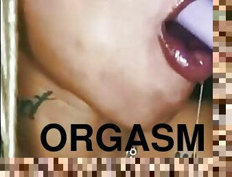 mastubasi, orgasme, vagina-pussy, muncrat, amatir, dewasa, berkulit-hitam, remaja, mainan, amerika