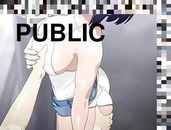 Fuck in public toilet - Full on HentaiPP. com