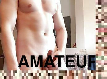 masturbation, vieux, amateur, ejaculation-sur-le-corps, ados, gay, maison, branlette, secousses, jeune-18