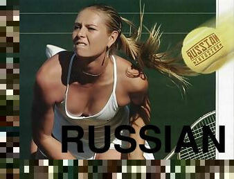 russisk, sport, anal, berømthed, upskirt, blond, tennis